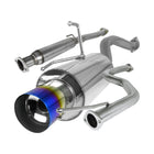 1992-2000 Honda Civic T-304 Stainless Steel N1 Style Catback Exhaust System w/ Burnt Tip
