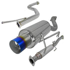 1996-2000 Honda Civic Hatchback T-304 Stainless Steel N1 Style Catback Exhaust System w/ Burnt Tip