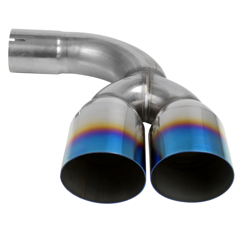 2009-2014 Hyundai Genesis Coupe 2.0T T-304 Stainless Steel Catback Exhaust System w/ Quad Burnt Tip