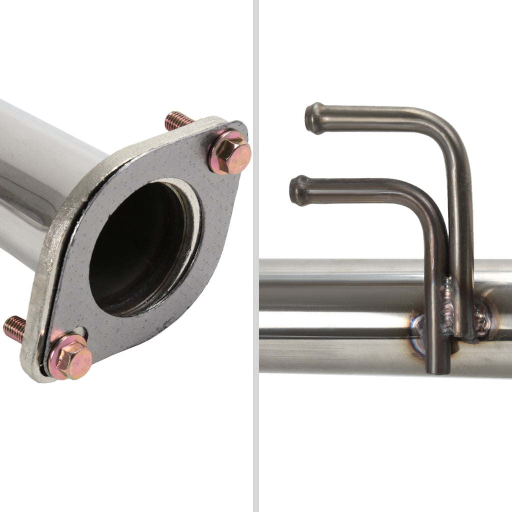 2009-2014 Hyundai Genesis Coupe 2.0T T-304 Stainless Steel Catback Exhaust System w/ Quad Burnt Tip