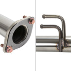 2009-2014 Hyundai Genesis Coupe 2.0T T-304 Stainless Steel Catback Exhaust System w/ Quad Burnt Tip