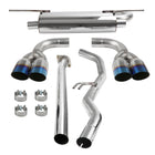 2009-2014 Hyundai Genesis Coupe 2.0T T-304 Stainless Steel Catback Exhaust System w/ Quad Burnt Tip