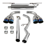 2009-2014 Hyundai Genesis Coupe 2.0T T-304 Stainless Steel Catback Exhaust System w/ Quad Burnt Tip