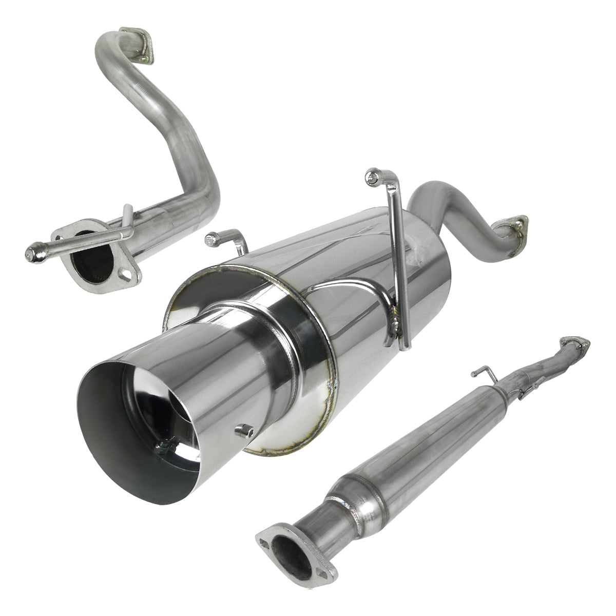1994-2001 Acura Integra Hatchback LS/RS/GS T-304 Stainless Steel N1 Style Catback Exhaust System