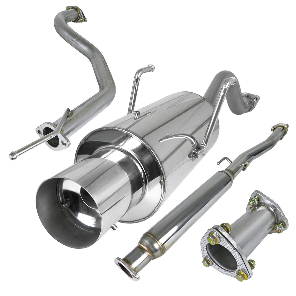 1994-2001 Acura Integra Hatchback GS-R T-304 Stainless Steel N1 Style Catback Exhaust System