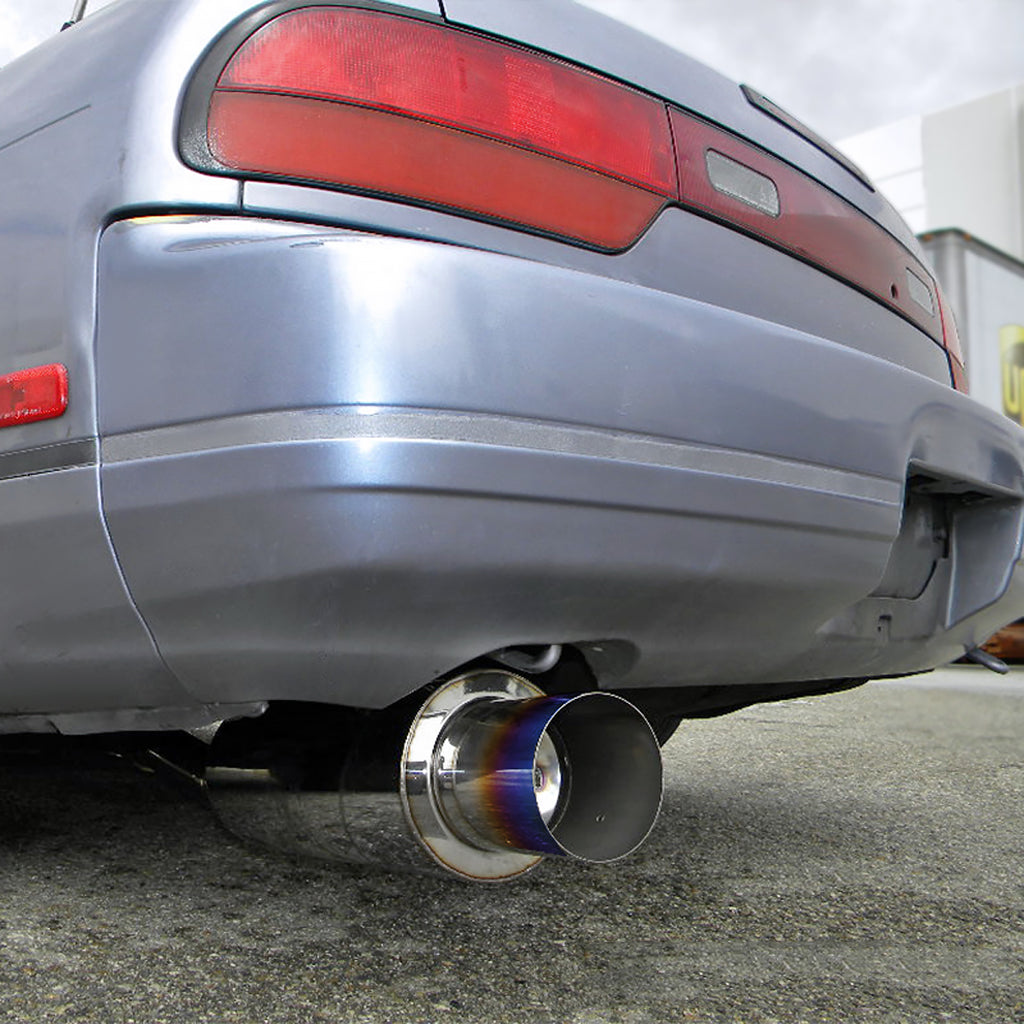 1989-1994 Nissan 240SX S13 T-304 Stainless Steel N1 Style Catback Exhaust System w/ Burnt Tip