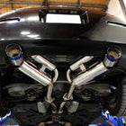 2003-2009 Nissan 350Z Coupe/Convertible T-304 Stainless Steel N1 Style Dual Catback Exhaust System w/ Burnt Tips