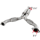 2003-2007 Infiniti G35 Coupe Stainless Steel Dual Catback Exhaust System w/ Burnt Tip