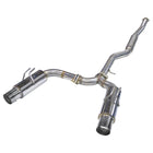 2008-2015 Mitsubishi Lancer EVO X/EVO 10 T-304 Stainless Steel N1 Style Dual Catback Exhaust System