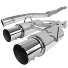 2008-2015 Mitsubishi Lancer EVO X/EVO 10 T-304 Stainless Steel N1 Style Dual Catback Exhaust System
