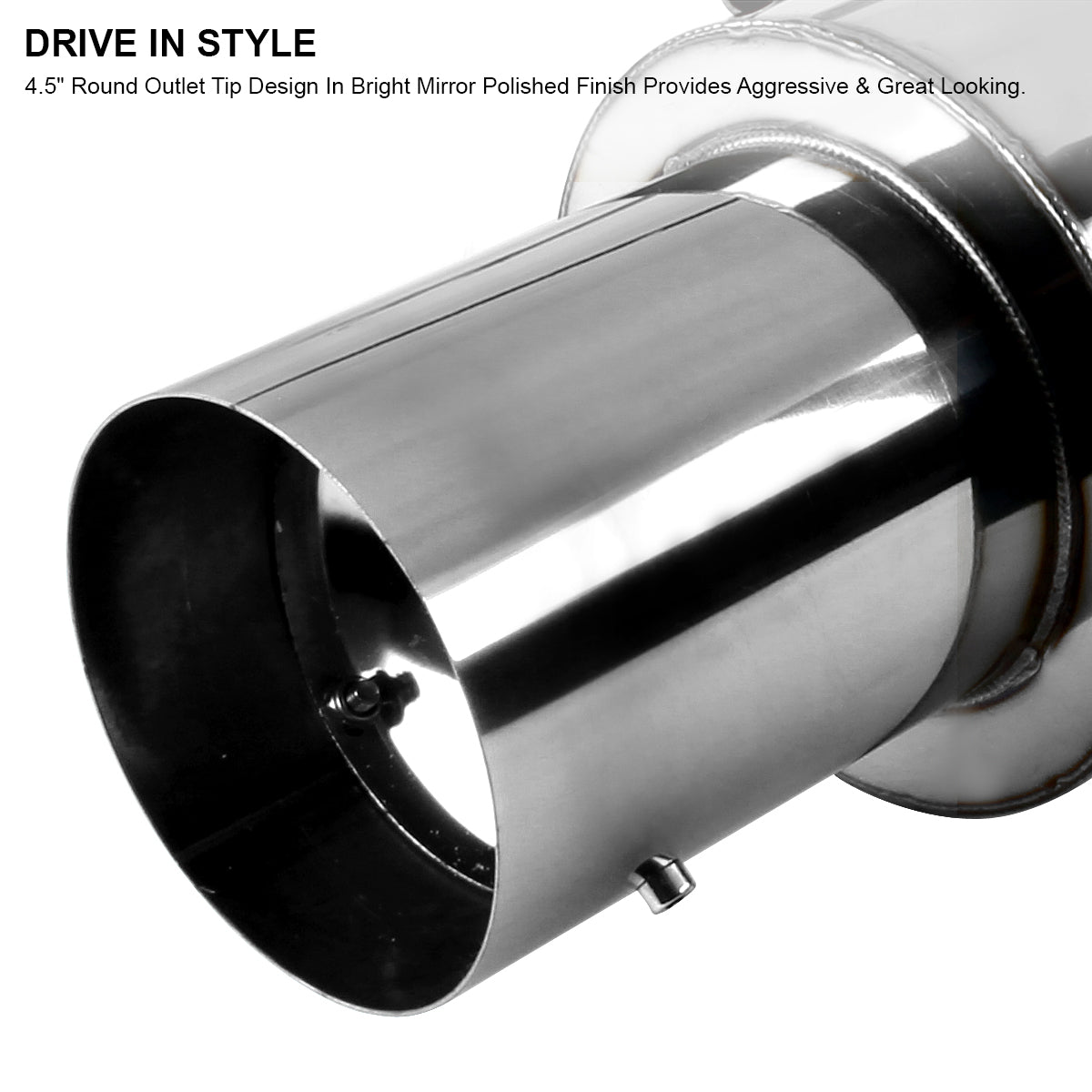 2002-2007 Subaru Impreza WRX STI 2.0L/2.5L T-304 Stainless Steel N1 Style Catback Exhaust System