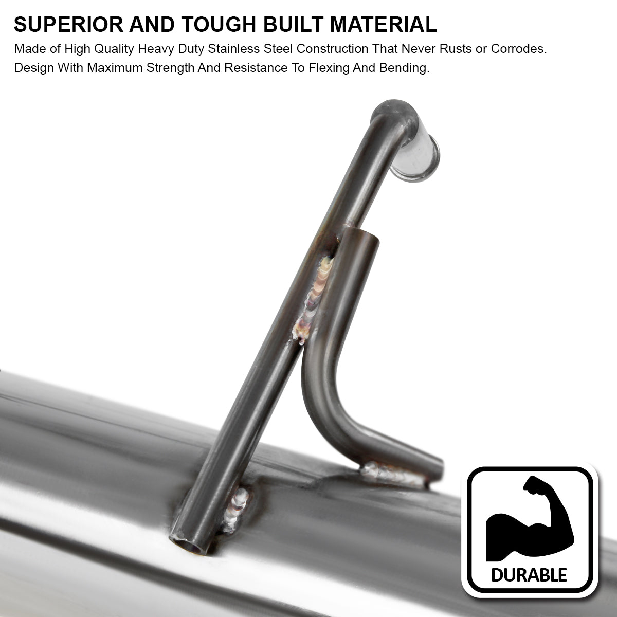 2002-2007 Subaru Impreza WRX STI 2.0L/2.5L T-304 Stainless Steel N1 Style Catback Exhaust System w/ Burnt Tip
