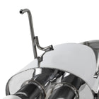 2008-2014 Subaru Impreza WRX STI Sedan Dual Catback Exhaust System w/ Burnt Quad Tip