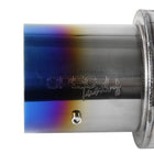 2008-2014 Subaru Impreza WRX STI Sedan T-304 Stainless Steel N1 Style Dual Catback Exhaust System w/ Burnt Tip