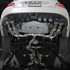 2015-2022 Subaru WRX STI 4" Quad Tip Stainless Steel Catback Exhaust System