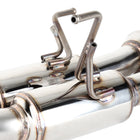 2015-2022 Subaru WRX STI 4" Quad Tip Stainless Steel Catback Exhaust System w/ Burnt Tip