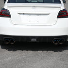 2015-2022 Subaru WRX STI 4" Quad Tip Stainless Steel Catback Exhaust System w/ Burnt Tip