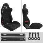 Mugen MX-B Semi Bucket Racing Seat For Honda CRX CR-Z Del Sol Accord Civic Fit Prelude S2000 / Acura Integra RSX TSX