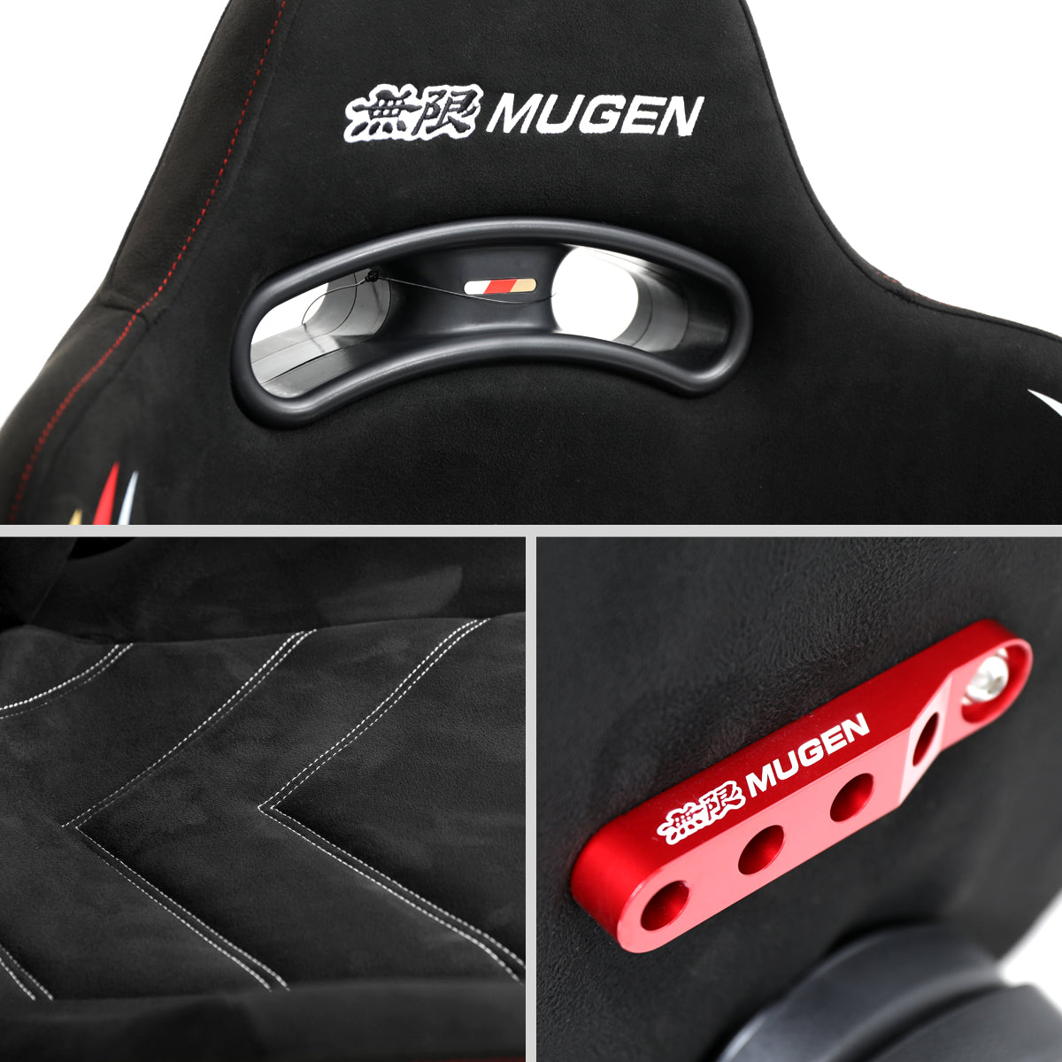 Mugen MX-B Semi Bucket Racing Seat For Honda CRX CR-Z Del Sol Accord Civic Fit Prelude S2000 / Acura Integra RSX TSX