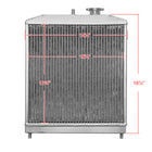 1992-2000 Honda Civic/Del Sol Aluminum 2-Row Performance Radiator