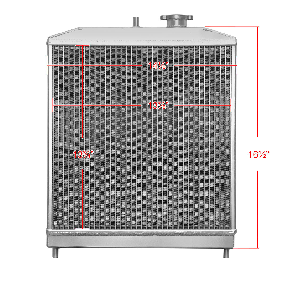 1992-2000 Honda Civic/Del Sol Aluminum 2-Row Performance Radiator