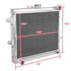 1984-1995 Toyota Pickup 4Runner 2.4L L4 Aluminum 3-Row Performance Radiator