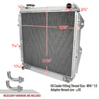 1988-1995 Toyota Pickup/4Runner V6 Aluminum 3-Row Performance Radiator