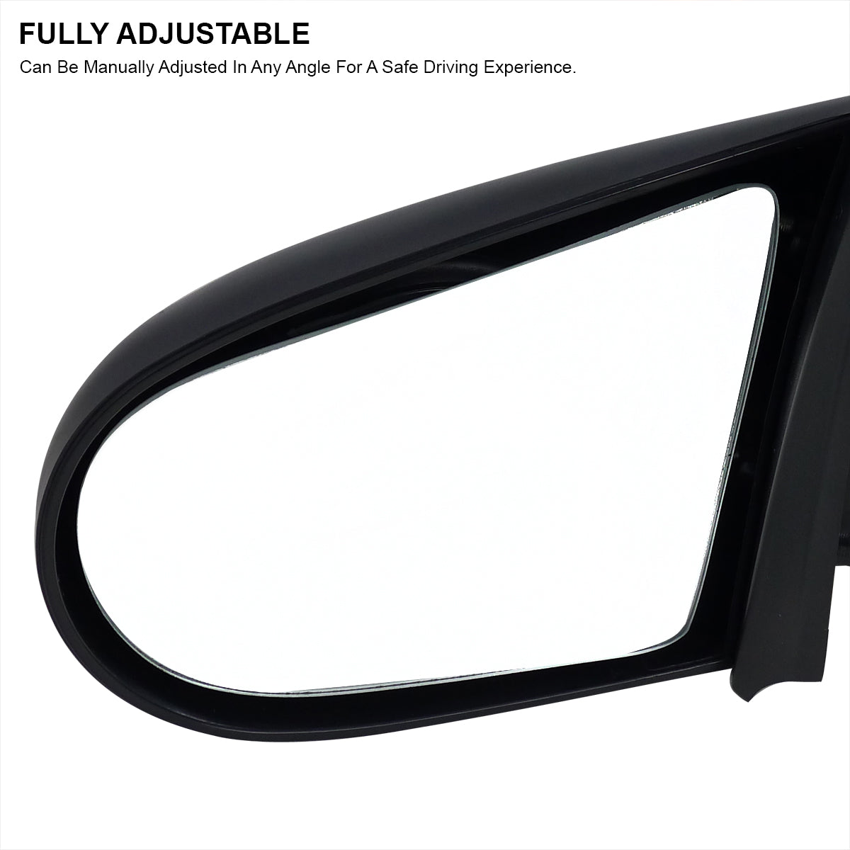 1992-1995 Honda Civic Coupe/Hatchback Black Manual Adjustable S Sport Mirrors