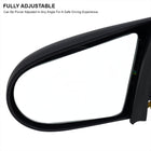 1992-1995 Honda Civic Coupe/Hatchback Black Power S Sport Mirrors
