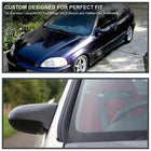 1996-2000 Honda Civic Coupe/Hatchback Carbon Fiber Shell Manual Adjustable S Sport Mirrors