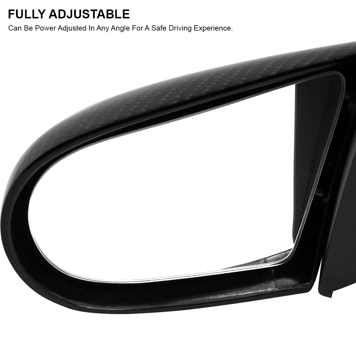 1996-2000 Honda Civic Coupe/Hatchback Carbon Fiber Shell Power S Sport Mirrors