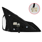 2013-2017 Honda Accord Power Heated/Defrost 7-Pin Glossy Black Side Mirror w/ LED Turn Signal Light - Driver Side Only