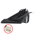 2015-2018 Toyota Camry Glossy Black 5-Pin Power Heated & Adjustable Side Mirror - Passenger Side Only