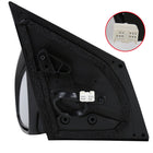2014-2018 Toyota Corolla Glossy Black 9-Pin Power Adjustable, Auto-Fold, & Heated Side Mirror w/ LED Turn Signal Light - Driver Side Only