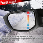 2016-2018 Honda Civic Glossy Black 5-Pin Power Adjustable & Heated Side Mirror - Driver Side Only