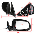 2008-2013 Toyota Highlander 7-Pin Power Adjustable & Heated Side Mirror w/ LED Puddle Light - Passenger Side Only