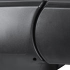 2014-2016 Toyota Highlander Glossy Black 5-Pin Power Adjustable Side Mirror w/ LED Turn Signal Light - Passenger Side Only