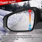 2013-2015 Toyota RAV4 Glossy Black 10-Pin Power Adjustable, Auto-Fold, Heated, & BSM Side Mirror w/ LED Turn Signal Light - Driver Side Only