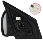 2013-2015 Toyota RAV4 Glossy Black 7-Pin Power Adjustable & Heated Side Mirror w/ LED Turn Signal Light - Driver Side Only