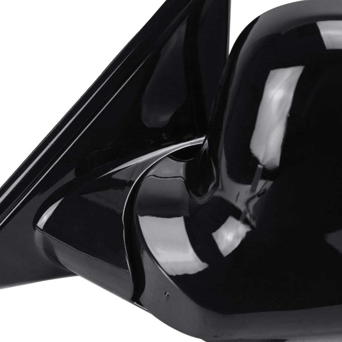 1996-1997 Isuzu Hombre Glossy Black Power Adjustable Left/Driver Side Mirror