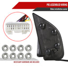 2016-2022 Nissan Titan Power Adjustable, BSM, & Manually Extendable Black Towing Mirrors with Clear Lens LED Turn Signal & Puddle Lights