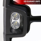 2007-2017 Toyota Tundra/ 2008-2017 Sequoia Chrome Power Heated BSM Manual Extendable Towing Mirrors w/ Smoke Lens LED Turn Signal & Clearance Lights
