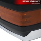 2007-2017 Toyota Tundra/ 2008-2017 Sequoia Chrome Power Heated BSM Manual Extendable Towing Mirrors w/ Amber Lens LED Turn Signal & Clearance Lights
