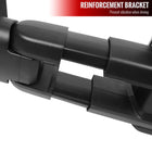 2007-2017 Toyota Tundra/ 2008-2017 Sequoia Power Heated BSM Manual Extendable Towing Mirrors w/ Smoke Lens LED Turn Signal & Clearance Lights