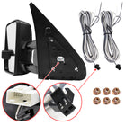 2007-2017 Toyota Tundra/ 2008-2017 Sequoia Power Heated BSM Manual Extendable Towing Mirrors w/ Smoke Lens LED Turn Signal & Clearance Lights