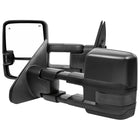 2007-2017 Toyota Tundra/ 2008-2017 Sequoia Power Heated BSM Manual Extendable Towing Mirrors w/ Smoke Lens LED Turn Signal & Clearance Lights