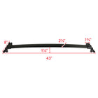 2008-2013 Toyota Highlander Black Powder Coated Aluminum Roof Rack Cross Bars