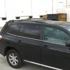 2008-2013 Toyota Highlander Black Powder Coated Aluminum Roof Rack Cross Bars