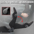 Universal Fully Adjustable Reclining Bucket Racing Seat - High-Performance Black Suede with Breathable Red Mesh Insert and Enhanced Bolsters (Includes Seat Sliders)