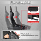 Universal Competition Style Fixed-Back Bucket Racing Seat - Premium Black Suede with Silver Stitching Detail (Includes Seat Sliders)